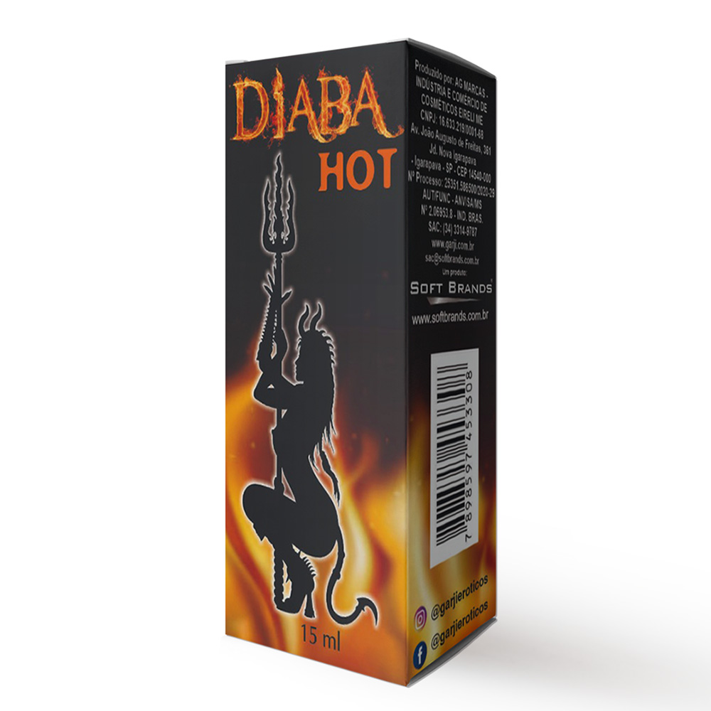 Diaba Hot Gel Excitante Feminino Ml Sensa O Hot Esquenta Garji