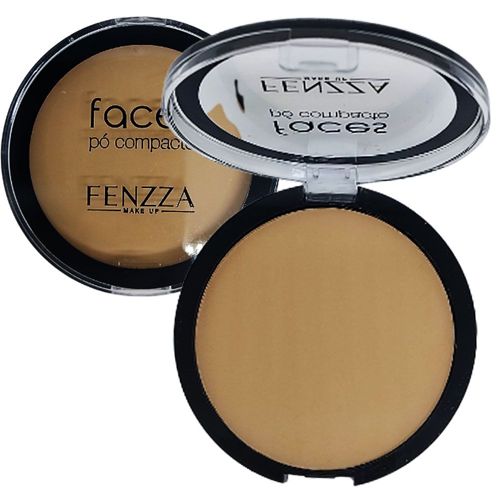 Pó Compacto Face Fenzza PC01 Kit c 04 unid Virtual Make Fornecedor