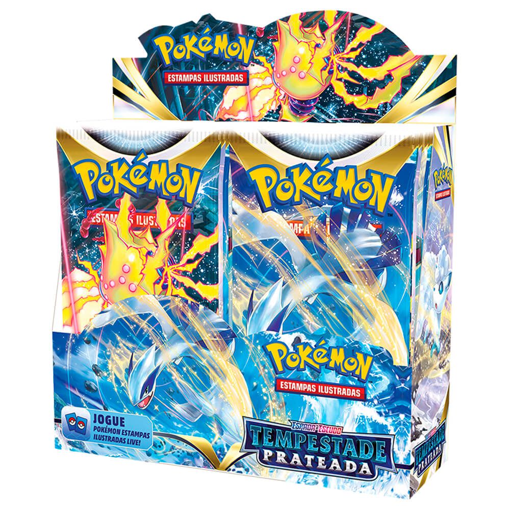 Pok Mon Tcg Booster Box Pacotes Swsh Tempestade Prateada