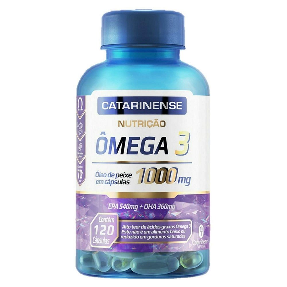 Ômega 3 Catarinense 1000mg 120 Cápsulas Reuter Natur Alimentação