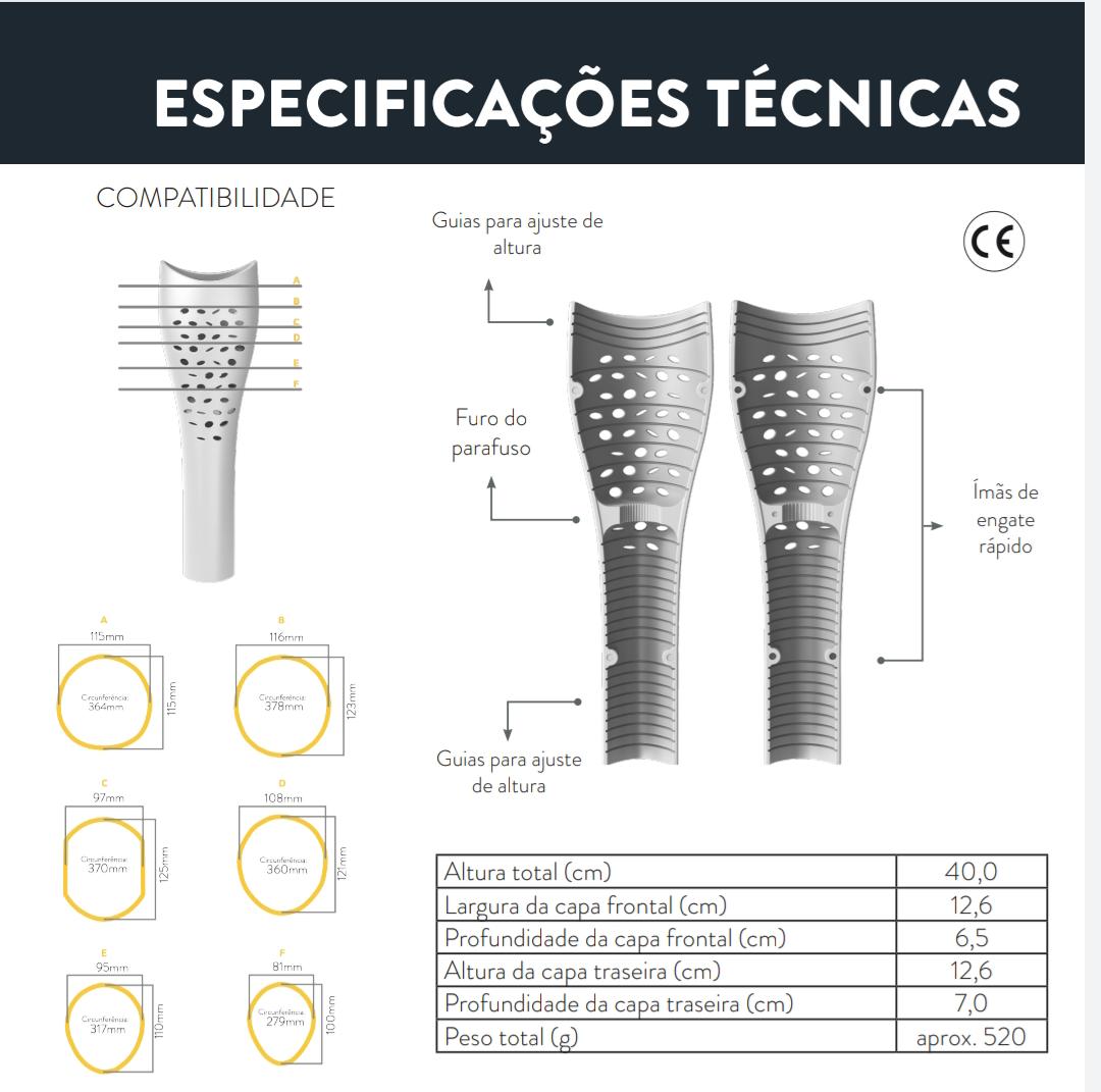 Capas TT para Prótese Transtibial Confetti Loja do Amputado