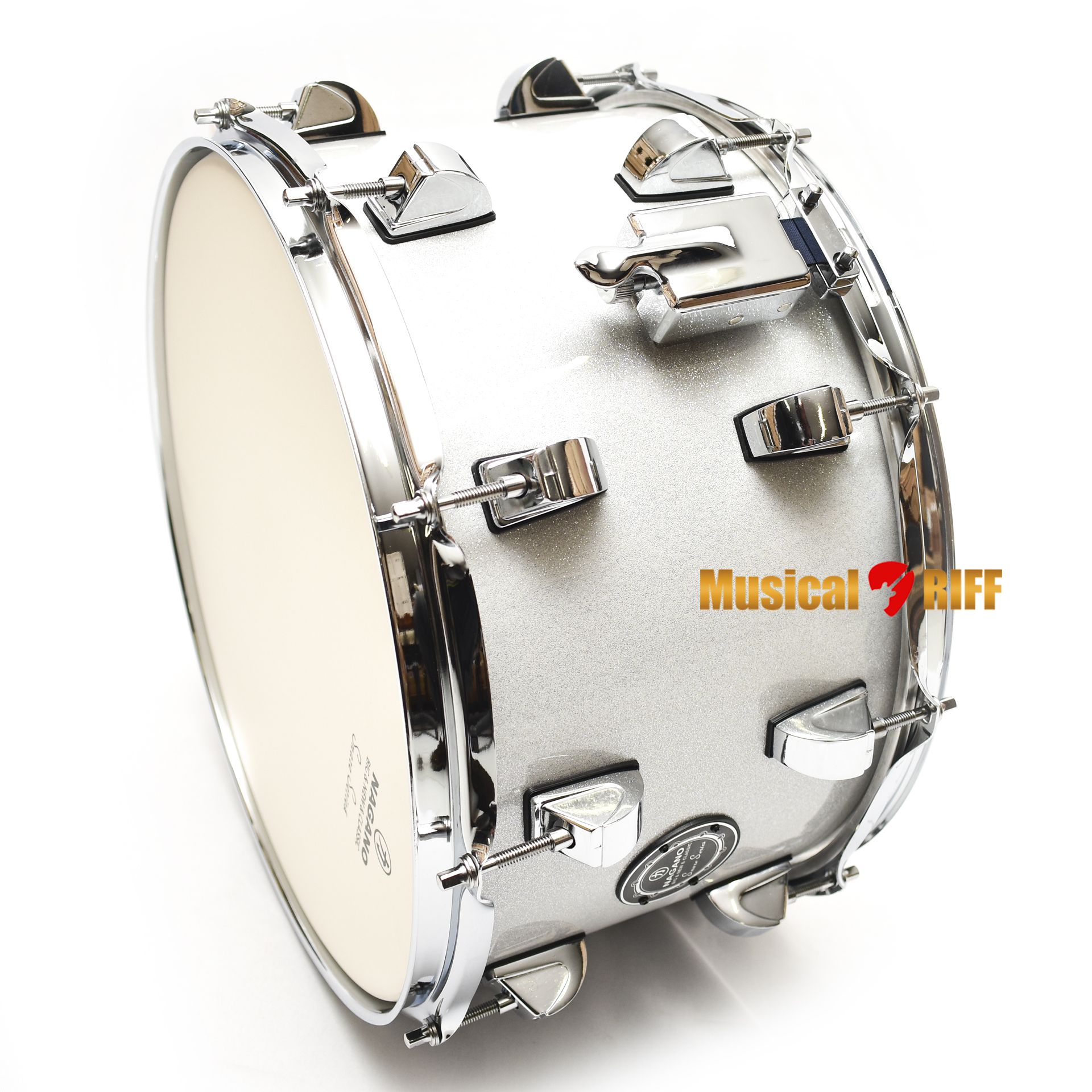 Caixa Bateria X Nagano Big Beat Silver Sparkle Musical Riff