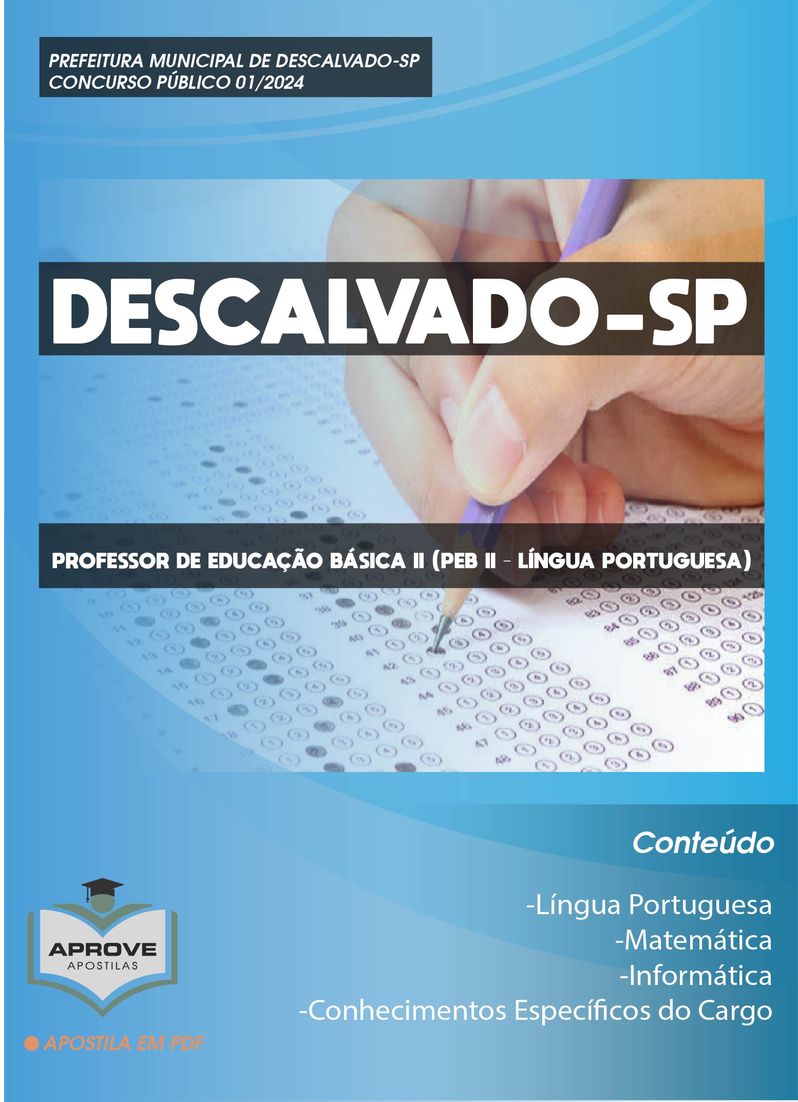 Apostila Descalvado Professor De Educa O B Sica Ii Peb Ii L Ngua