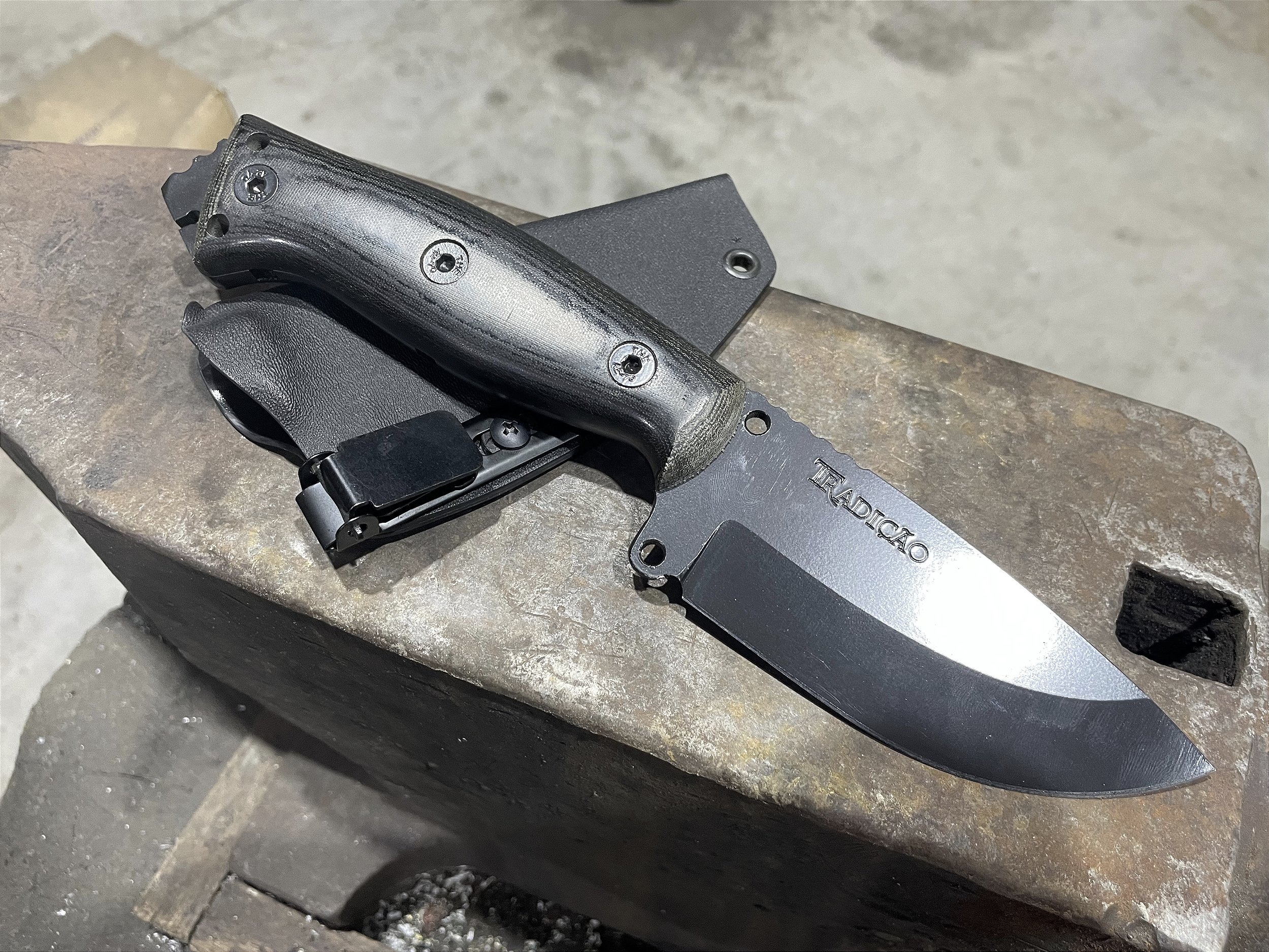 Faca Para Bushcraft E Sobreviv Ncia Modelo Jaguatirica Bainha Em Kydex