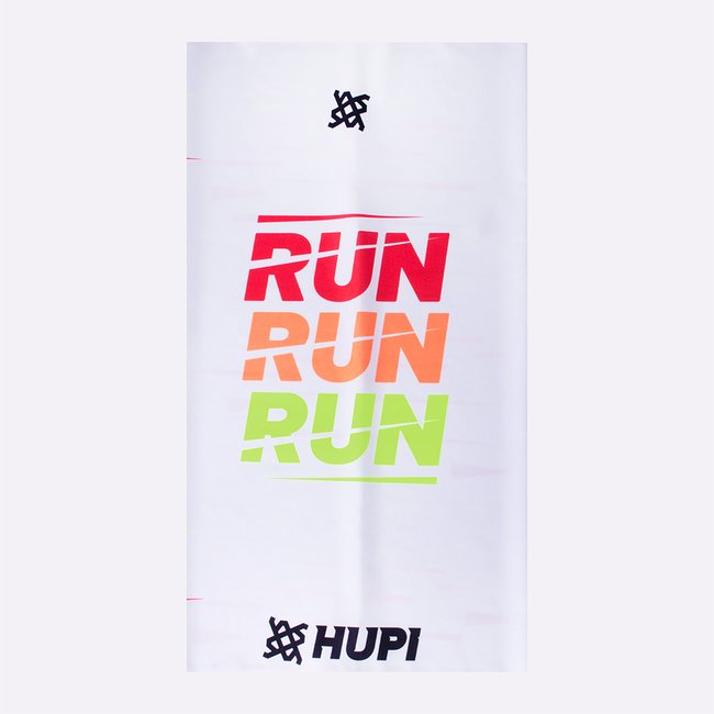 Bandana Hupi Run Run Run Branco Gurias Na Corrida