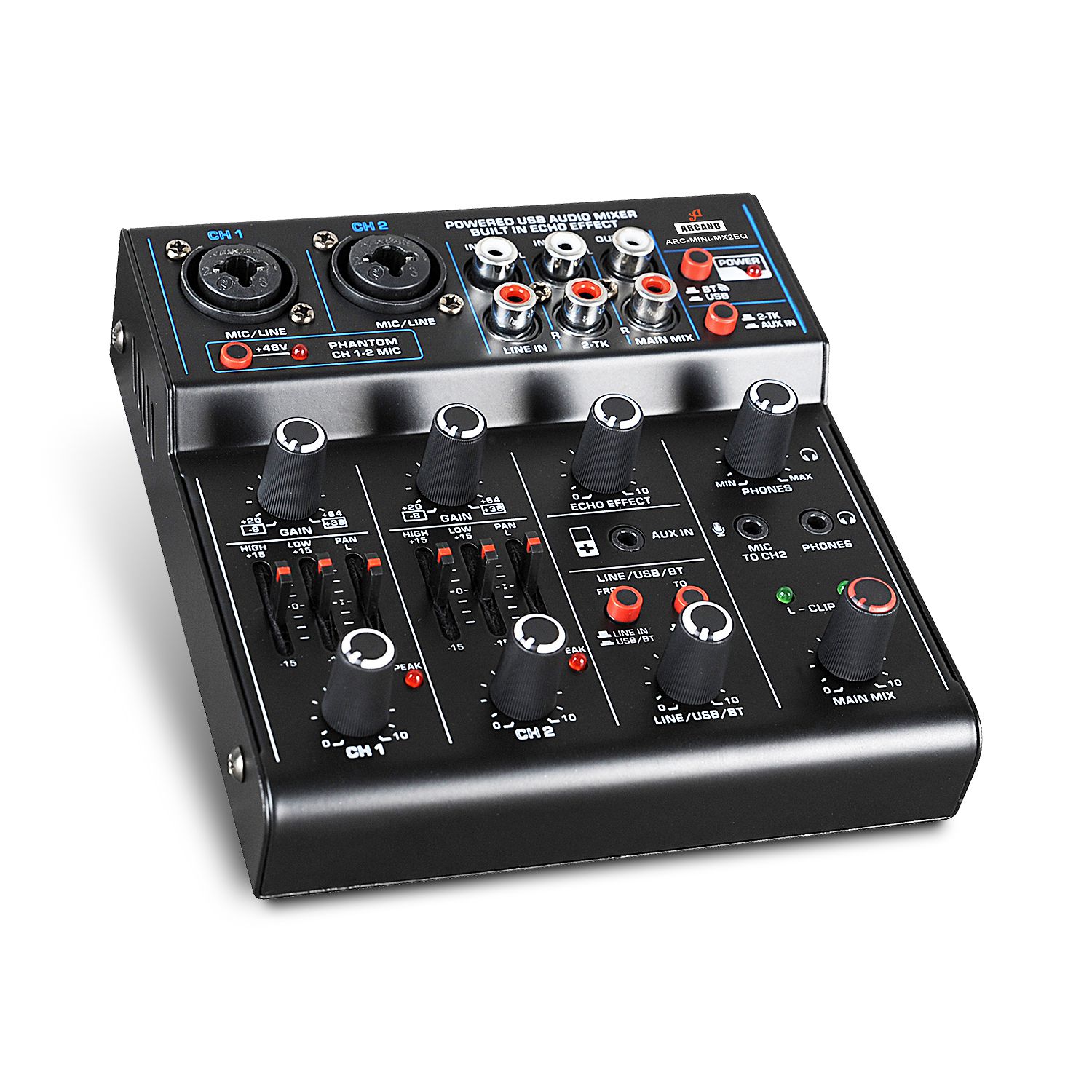 Mini Mixer Eq E Interface Usb Arcano Arc Mini Mx Eq Rede