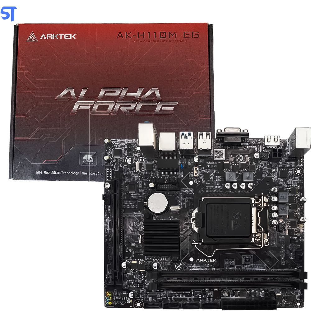 Placa Mãe Arktek AK H110M EG LGA1151 Intel H110 Micro ATX DDR4