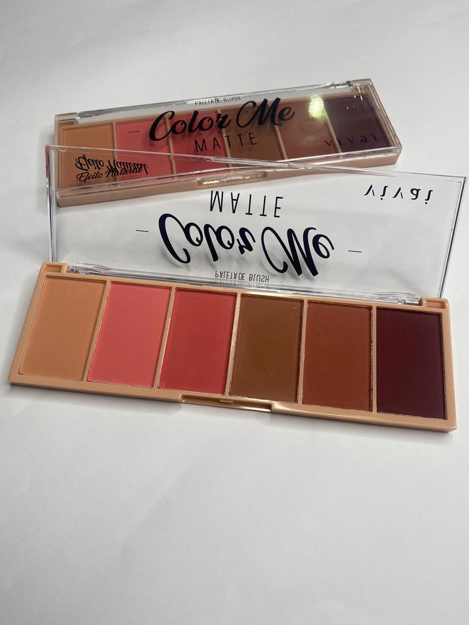 Paleta De Blush Color Me Vivai Distribuidora Dos Cosmeticos Tudo