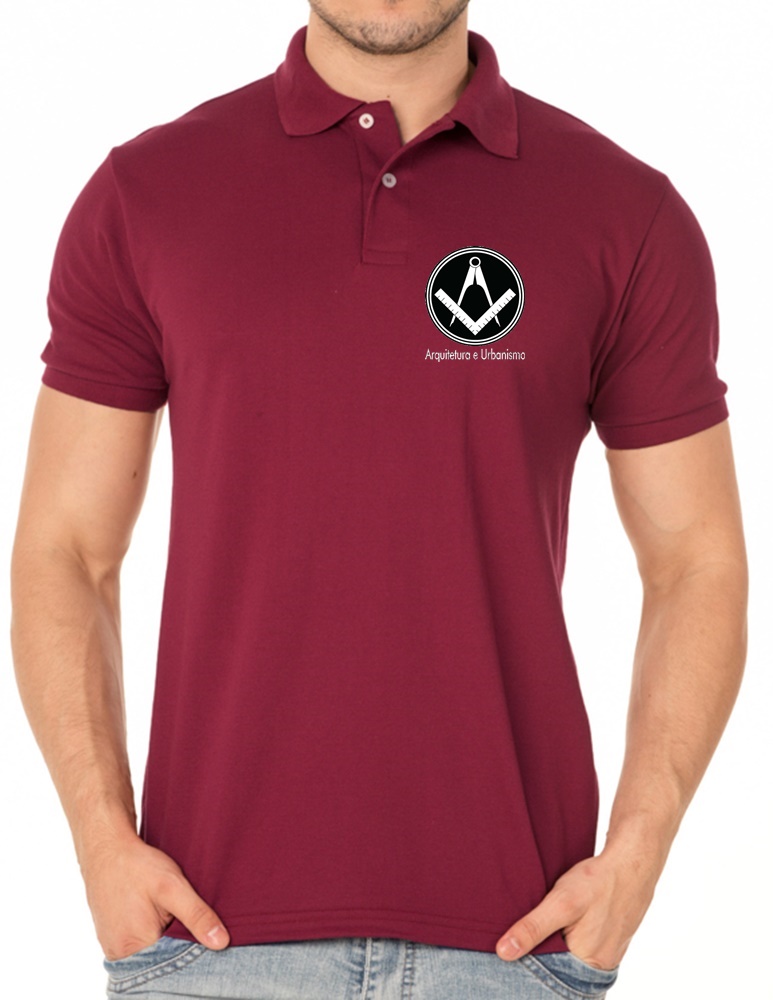 Camisa Polo Masculino Profissional Arquitetura E Urbanismo Bordado