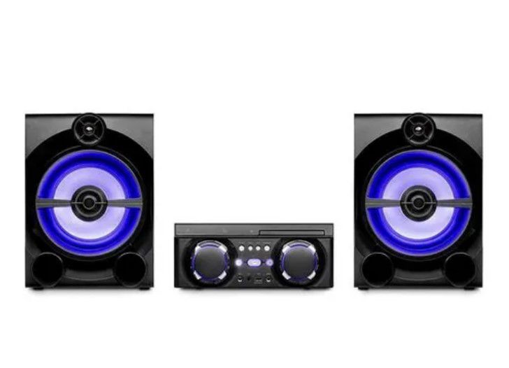 Mini System Bluetooth Pulse 2350W RMS DVD USB Multilaser SP700 Bem