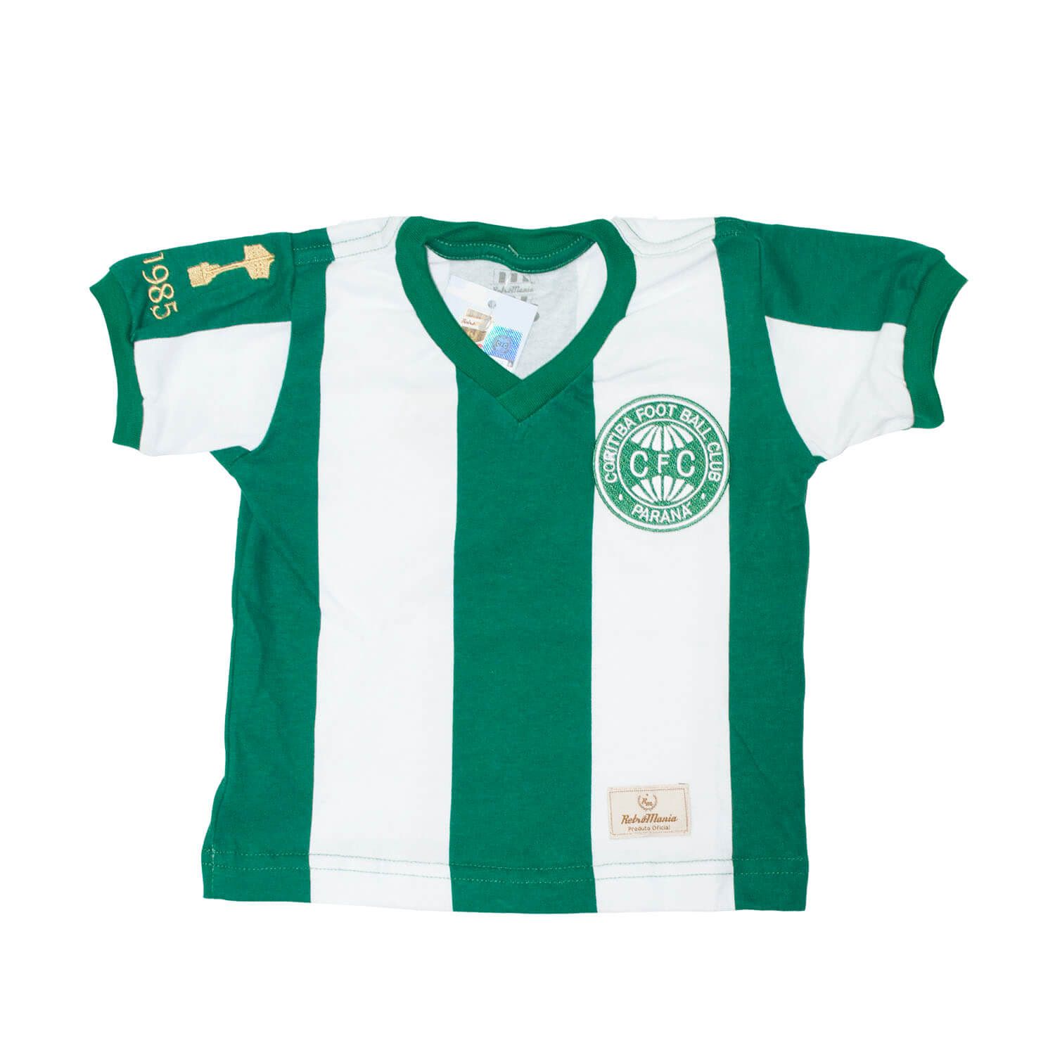 Kit Infantil Camisa Retrô Coritiba 1985 Camisas Retrô Mania