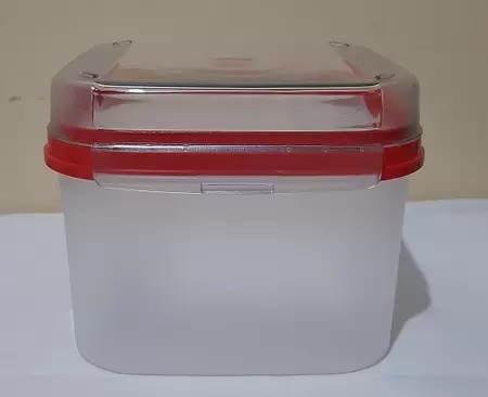 Tupperware Modular Quadrado Classic 2 6 Litros Vermelho Chili