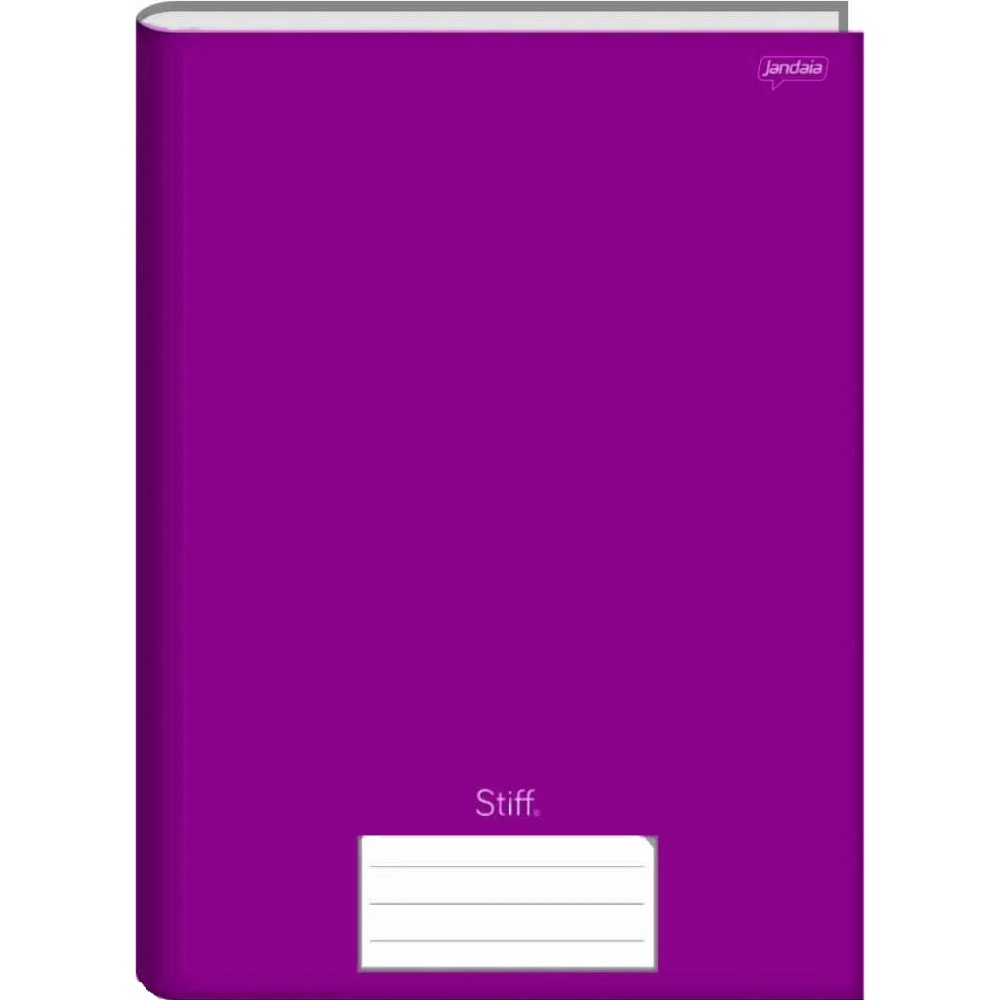 Caderno Brochura Stiff Roxo 48 Folhas Jandaia Papelaria Capital