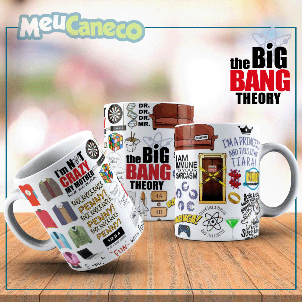 Caneca The Big Bang Theory It All Started With The Big Bang