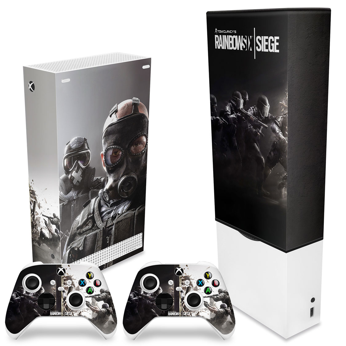 Kit Xbox Series S Capa Anti Poeira E Skin Tom Clancy S Rainbow Six