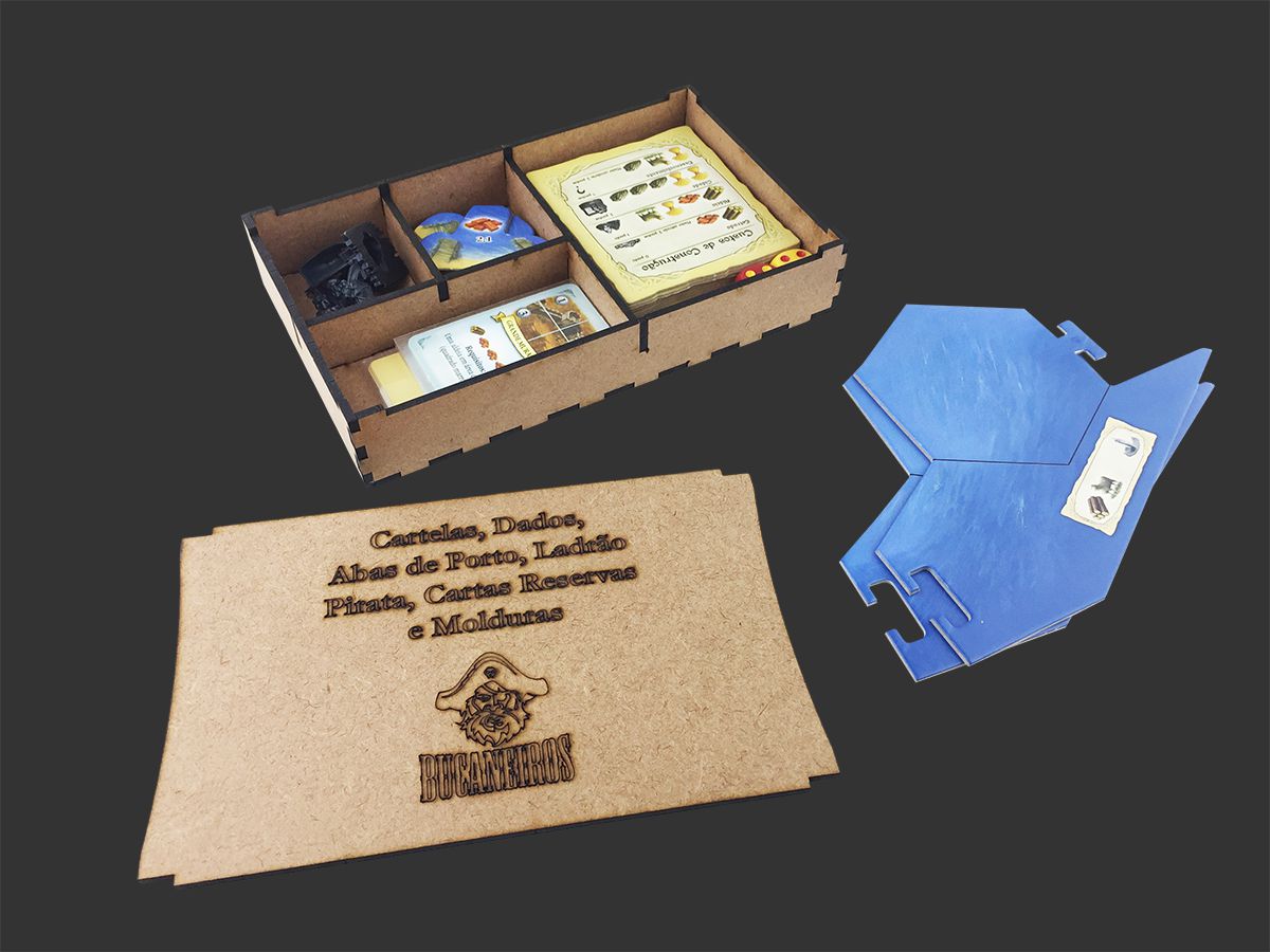 Organizador Insert Mdf Para Catan Vers O Grow Bucaneiros Jogos