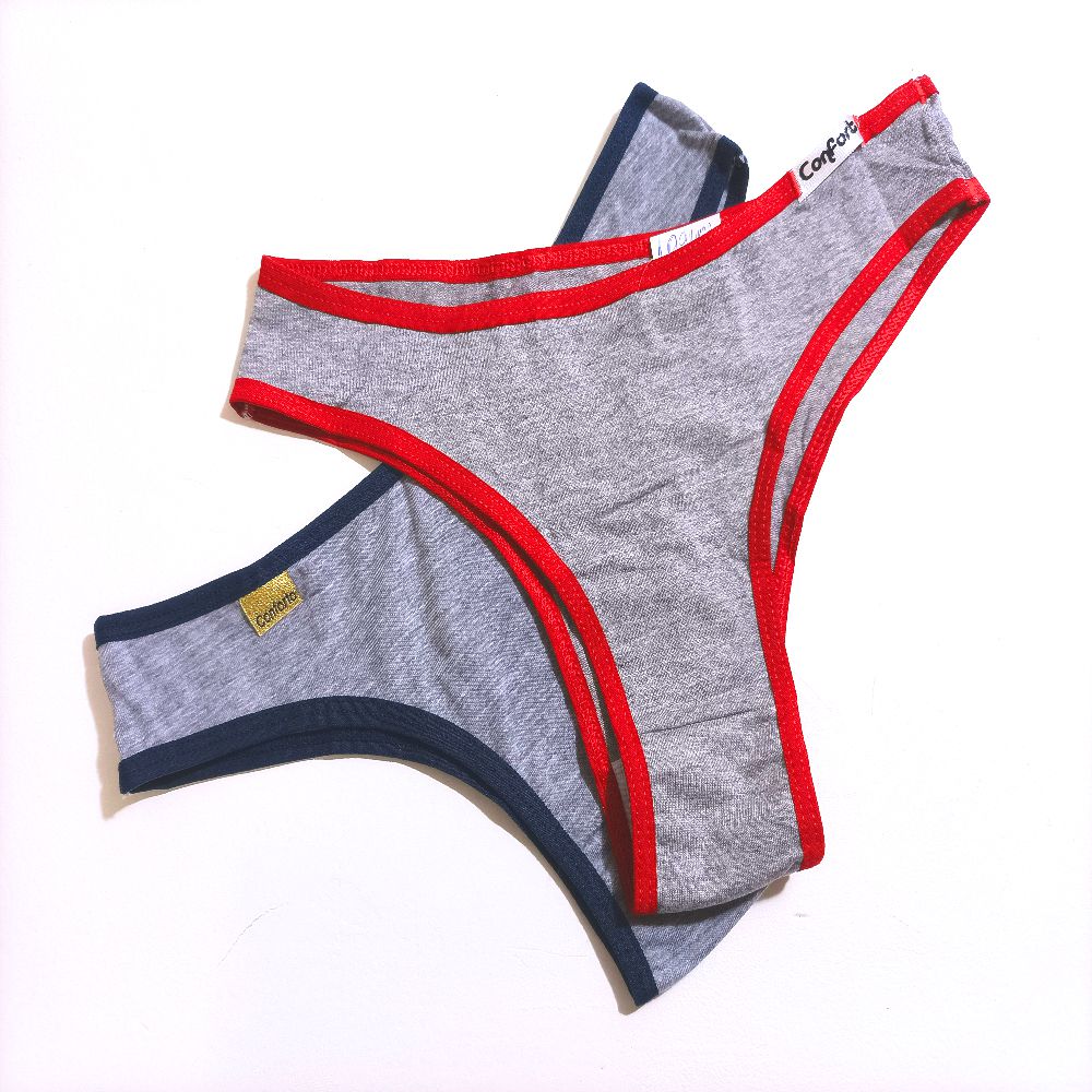 Tanga de algodão Ana modelo conforto Esmeralda Lingerie peças de alta qualidade