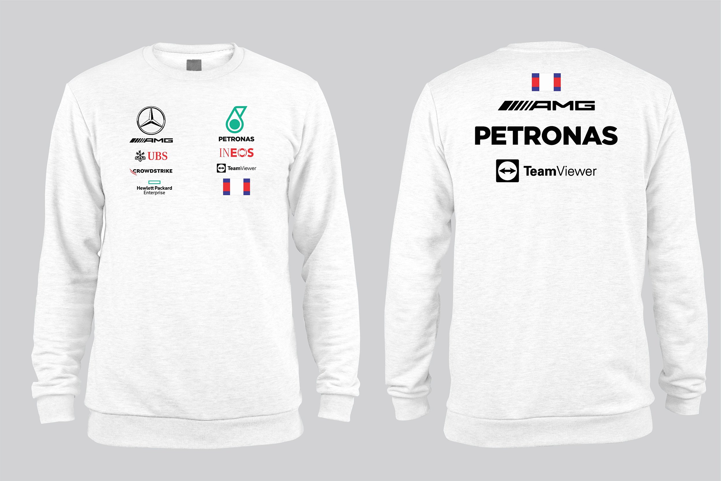 Moletom Gola Redonda Hamilton Mercedes Amg W Retroesporte