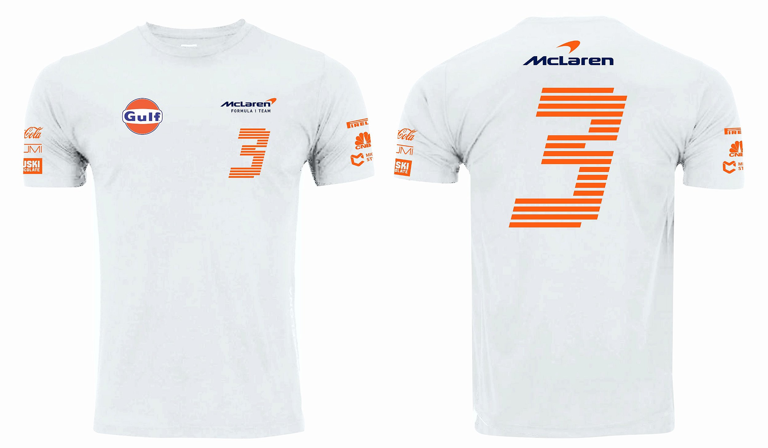 Camisa F1 Mclaren Ricciardo Temporada 2021 RetroEsporte Paixão pelo