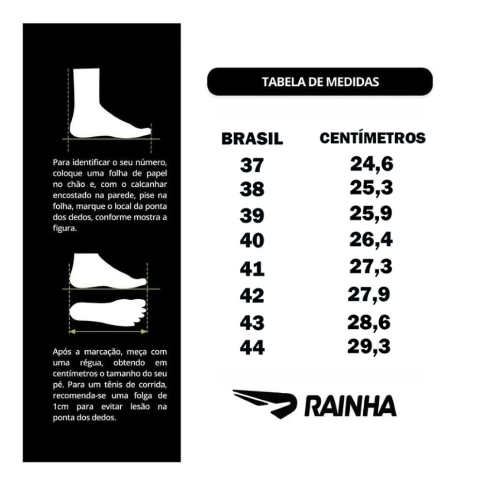 Tênis Rainha Modelo Pressure 2 Unissex Cinza Caminhada Run NOTREINO