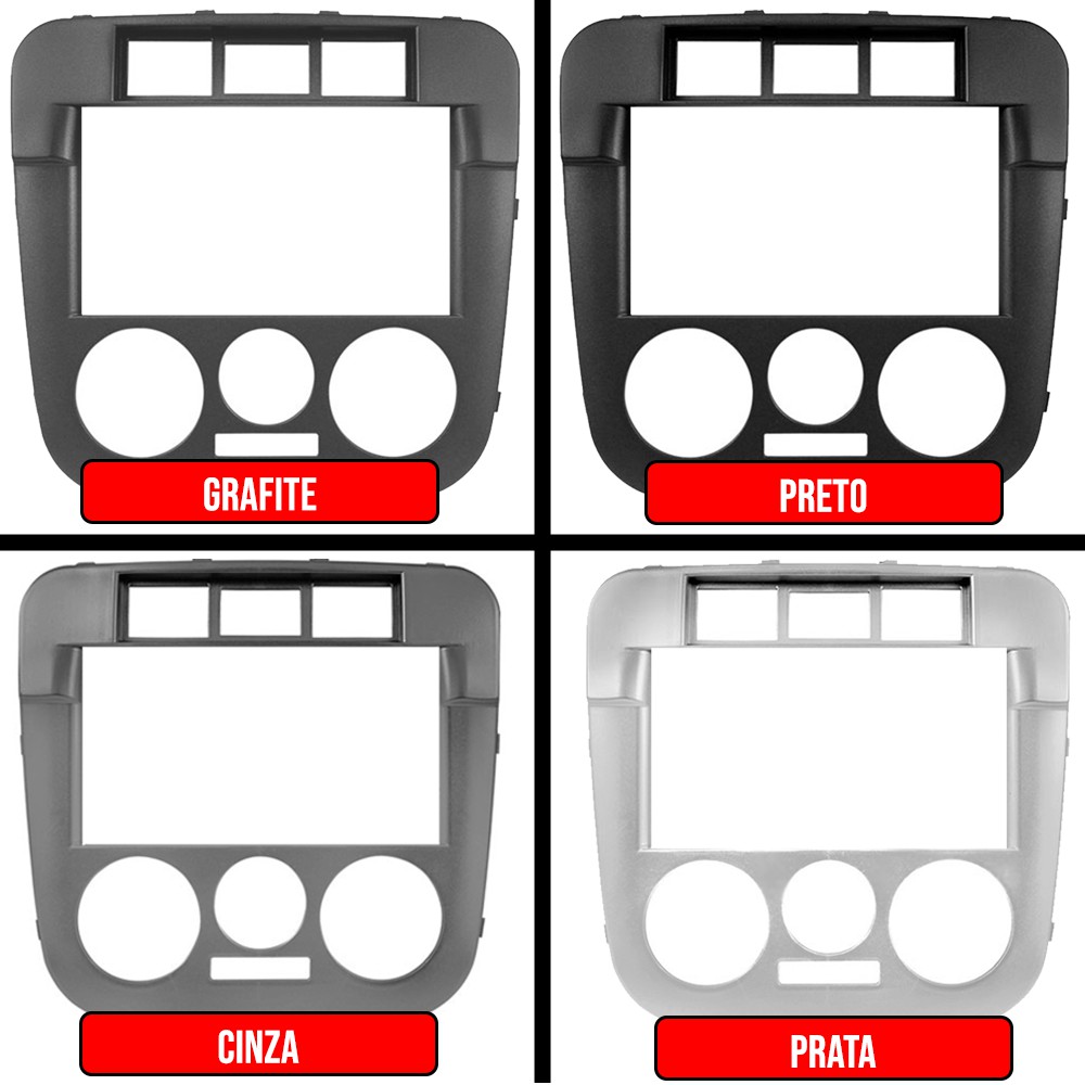 Kit Central Multim Dia Mp Gol Parati Saveiro G Polegadas