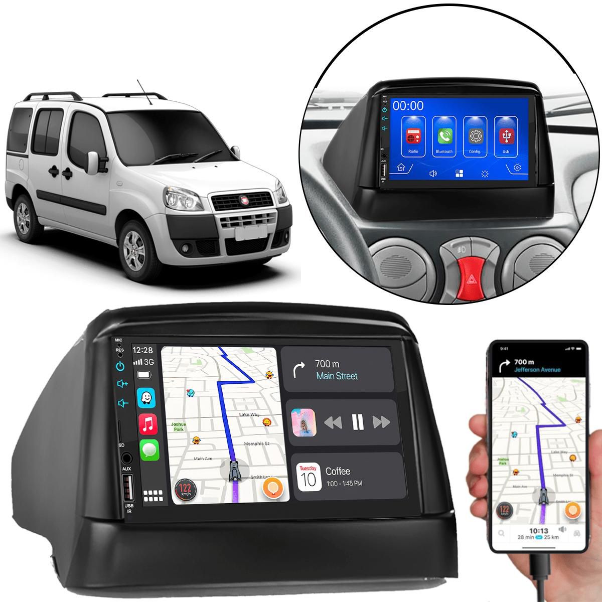 Kit Multim Dia Honda Doblo Mp Android Auto Carplay Ecarshop