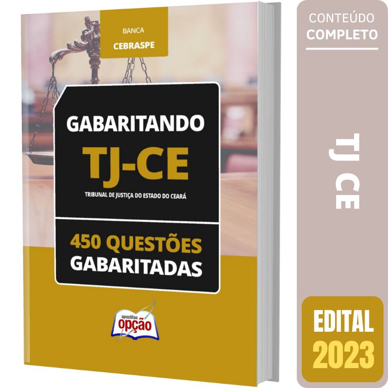 Caderno Tj Ce Quest Es Gabaritadas Solu O Cursos E Concursos