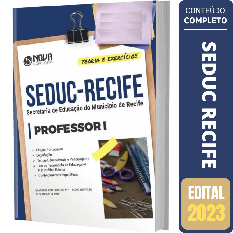 Apostila Concurso Seduc Recife Professor I Solu O Cursos E