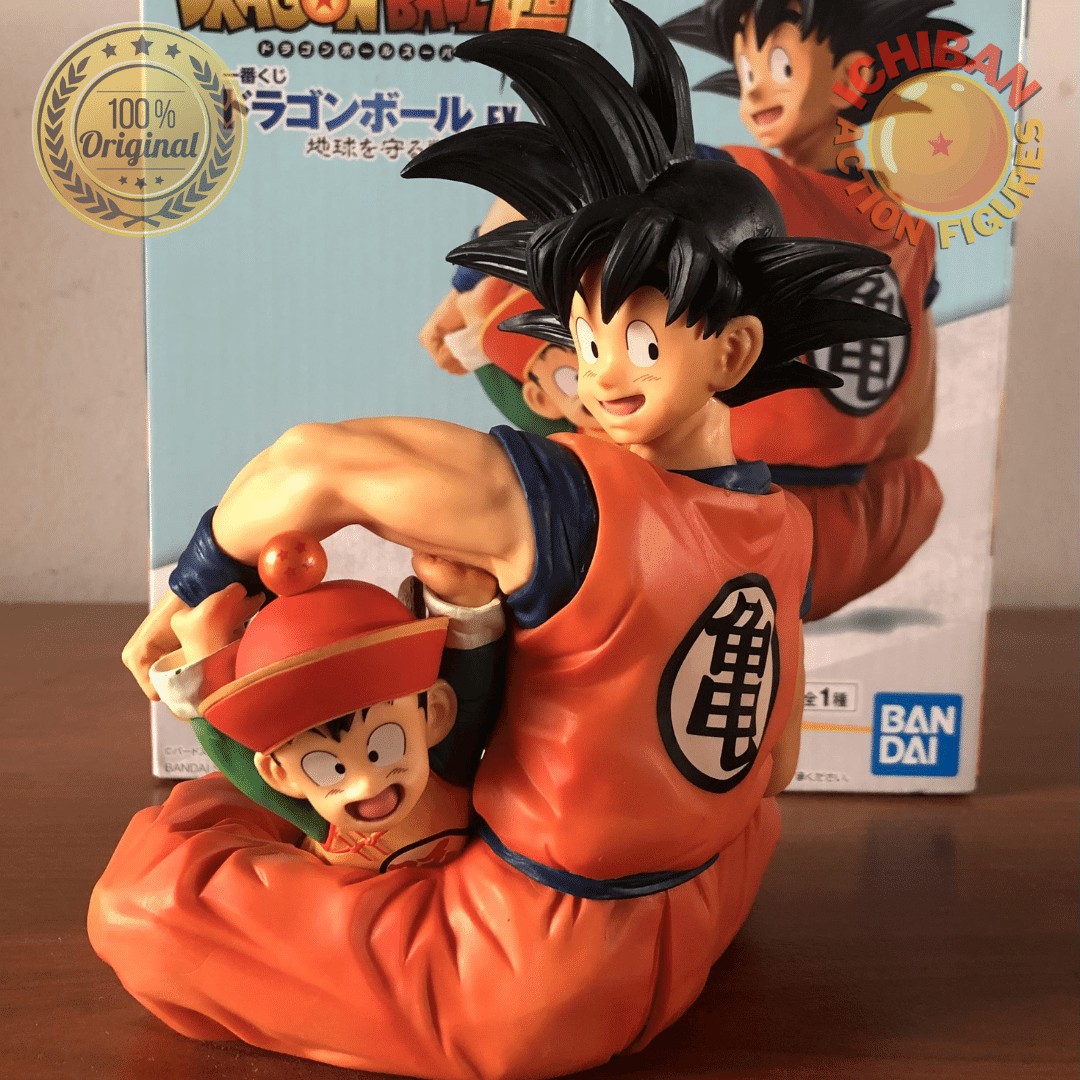 SON GOKU SON GOHAN DRAGON BALL Z SENTADOS MASTERLISE ICHIBAN KUJI