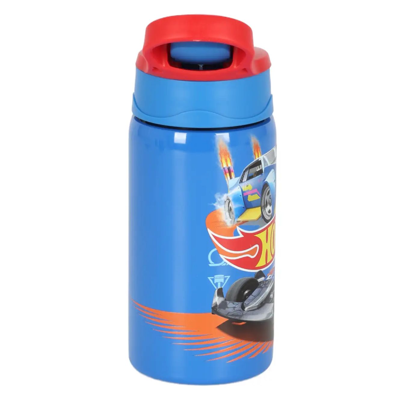 GARRAFA TERMICA ESCOLAR MENINO INOX HOT WHEELS LOAD