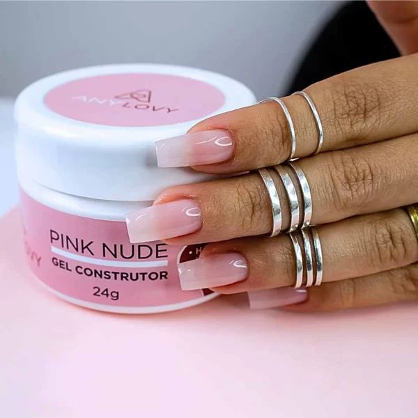 Gel Anylovy Pink Nude Mais Nude 24g Gel Construtor Any Lovy Make Lovely