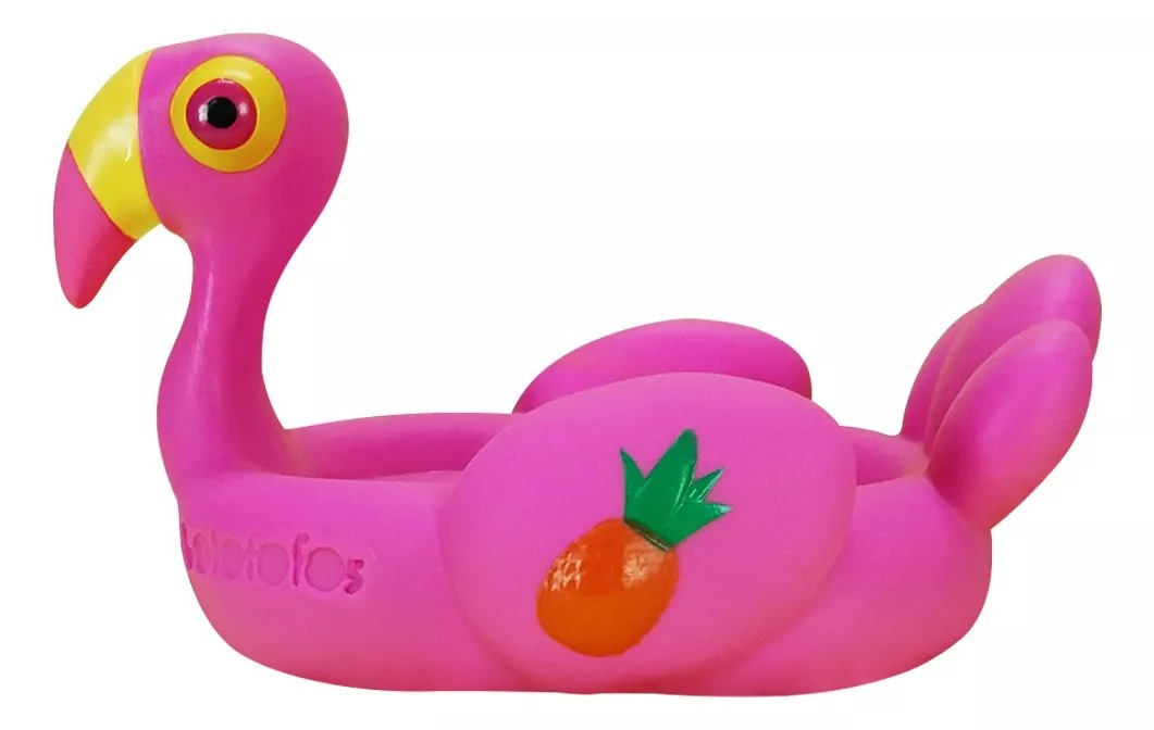 Boneco De Vinil Flamingo Bolofofos Loja Bolofofos