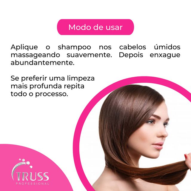 Truss La Moda Uso Obrigatorio Shampoo 300ml Gabeauty Cosméticos