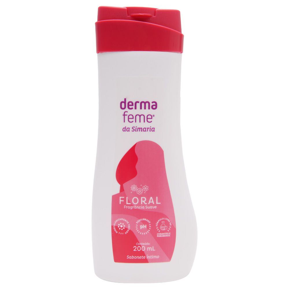 Dermafeme Floral Sabonete íntimo 200ml Cimed DOT G