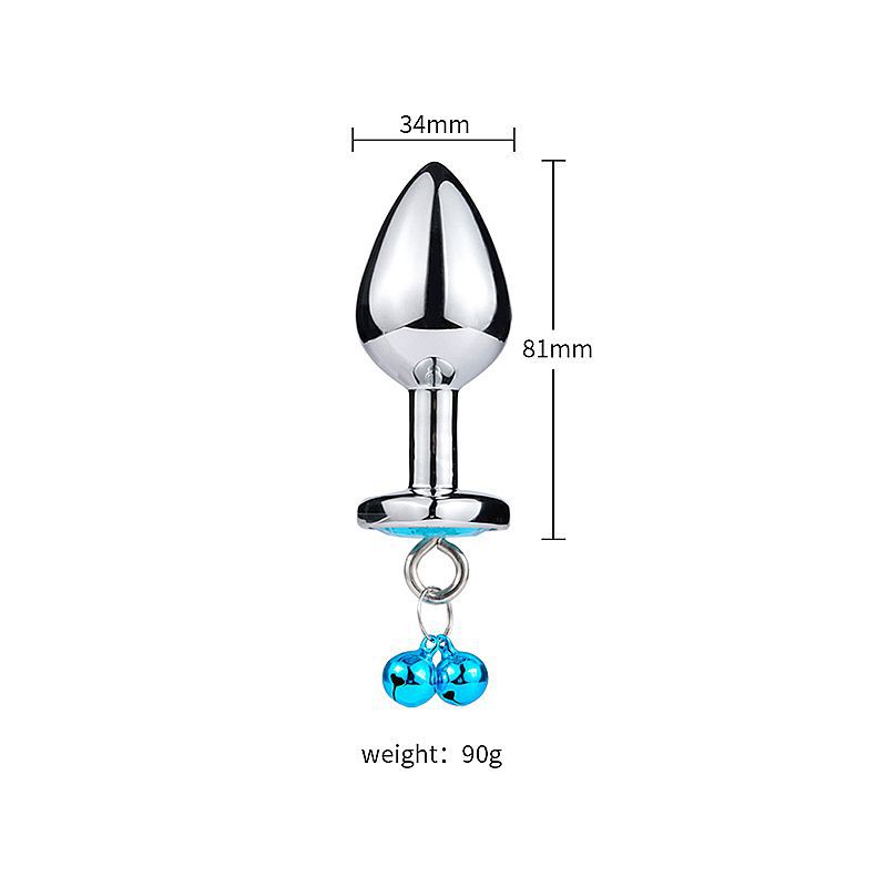 Plug Anal De Cora O Em A O Sino E Corrente Guia Tamanho M Sex