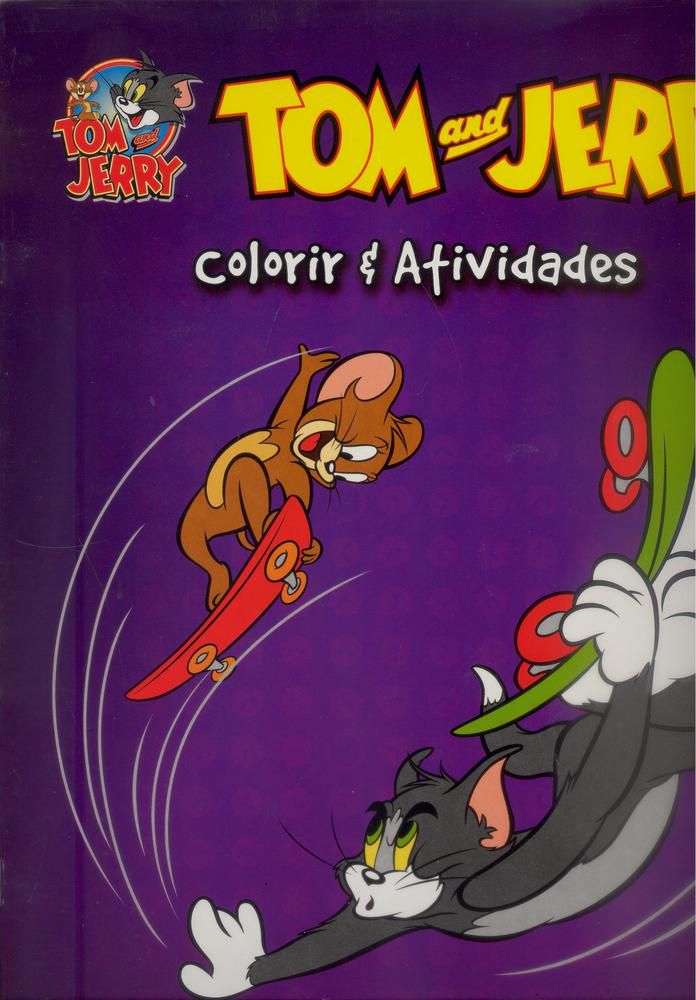 Colorir E Atividades Gg Tom And Jerry Amigos Radicais Sbs