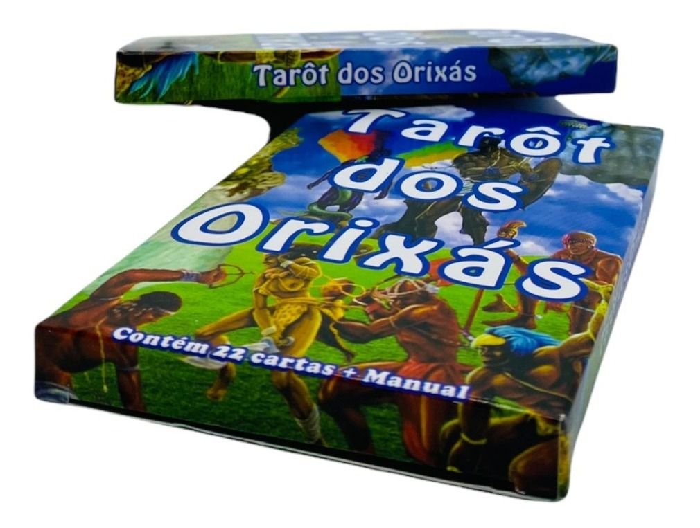 Jogo Baralho Cartas Tarô Dos Orixás 22 Cartas Manual Loja Salve