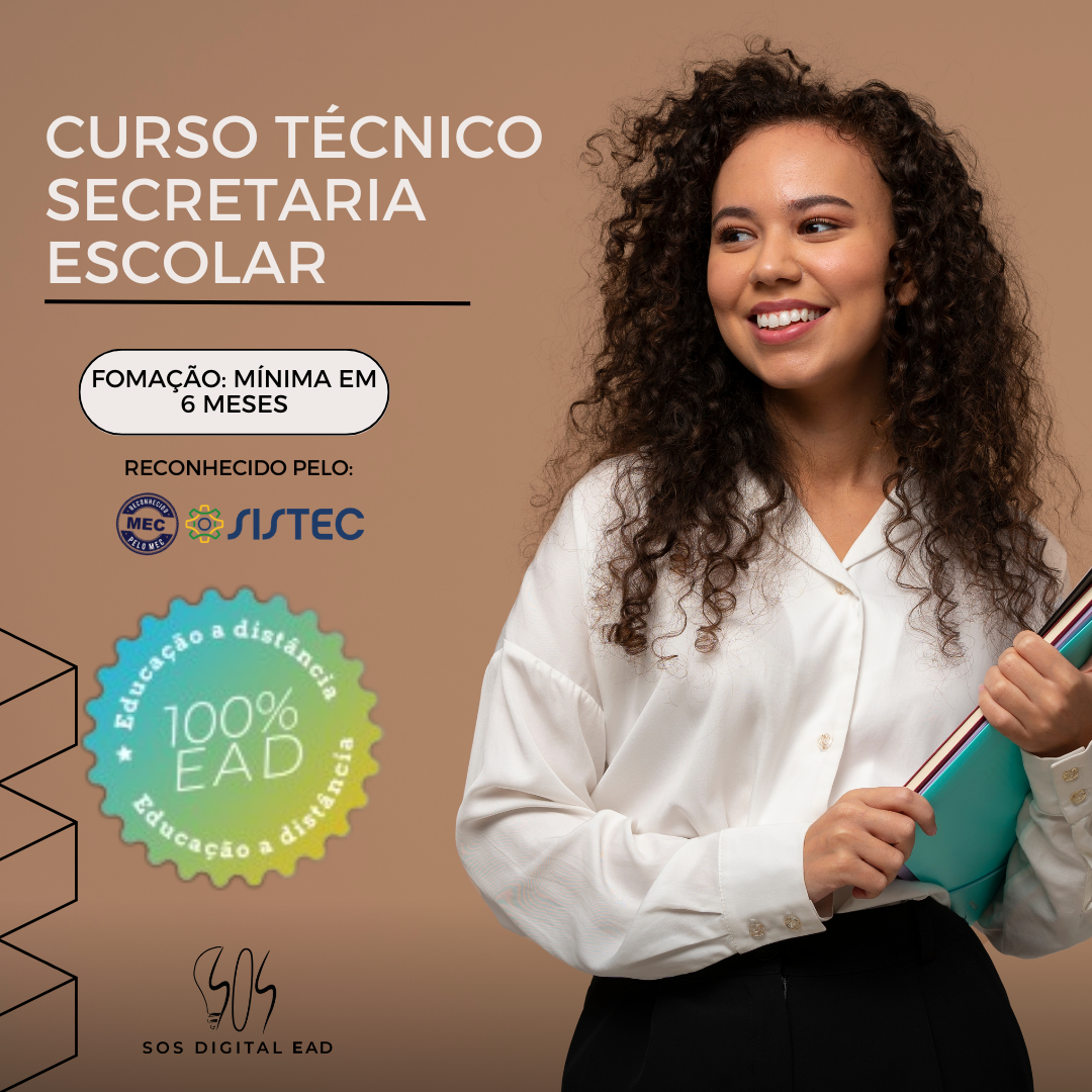 Curso T Cnico Secretaria Escolar Sos Digital Ead Tec