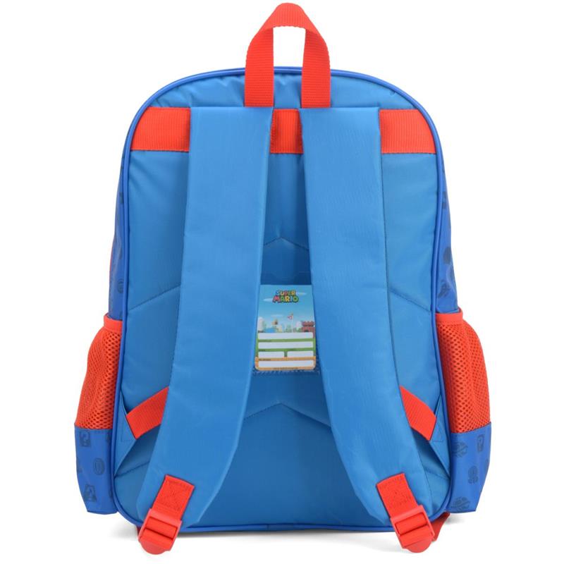 Mochila Infantil Mario Gd Az Luxcel Papelaria Toledo