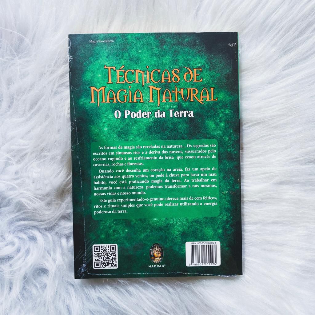 Livro Técnicas de Magia Natural Chamado de Fé