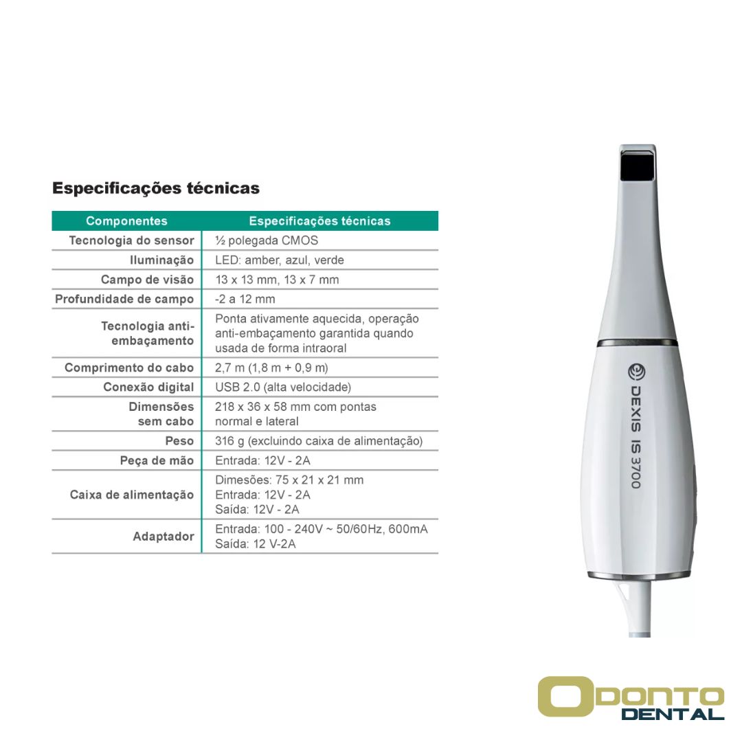 Scanner Odontol Gico Intraoral Cs Dexis Odonto Dental Produtos