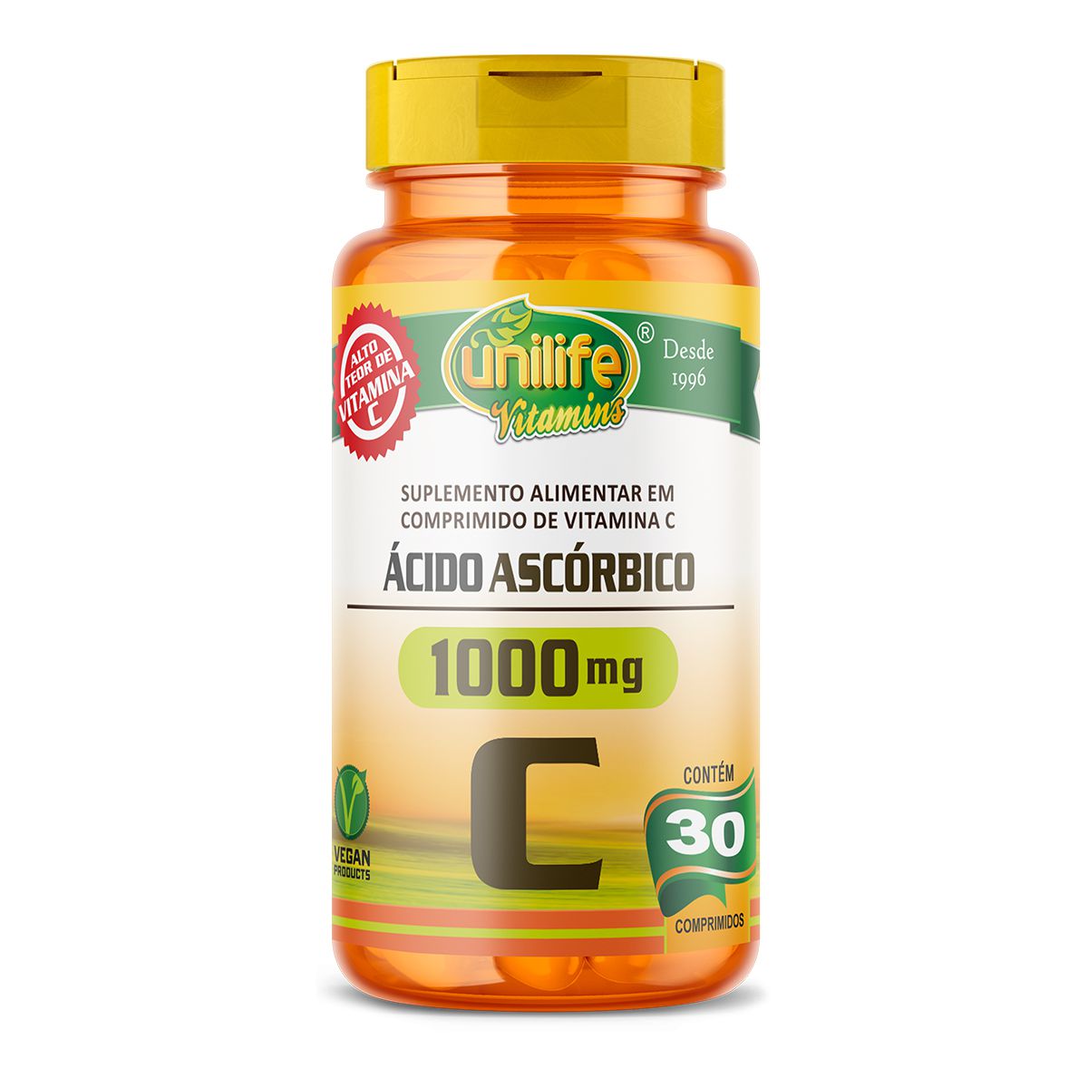 Kit Cido Asc Rbico Vitamina C Unilife Comprimidos Edin