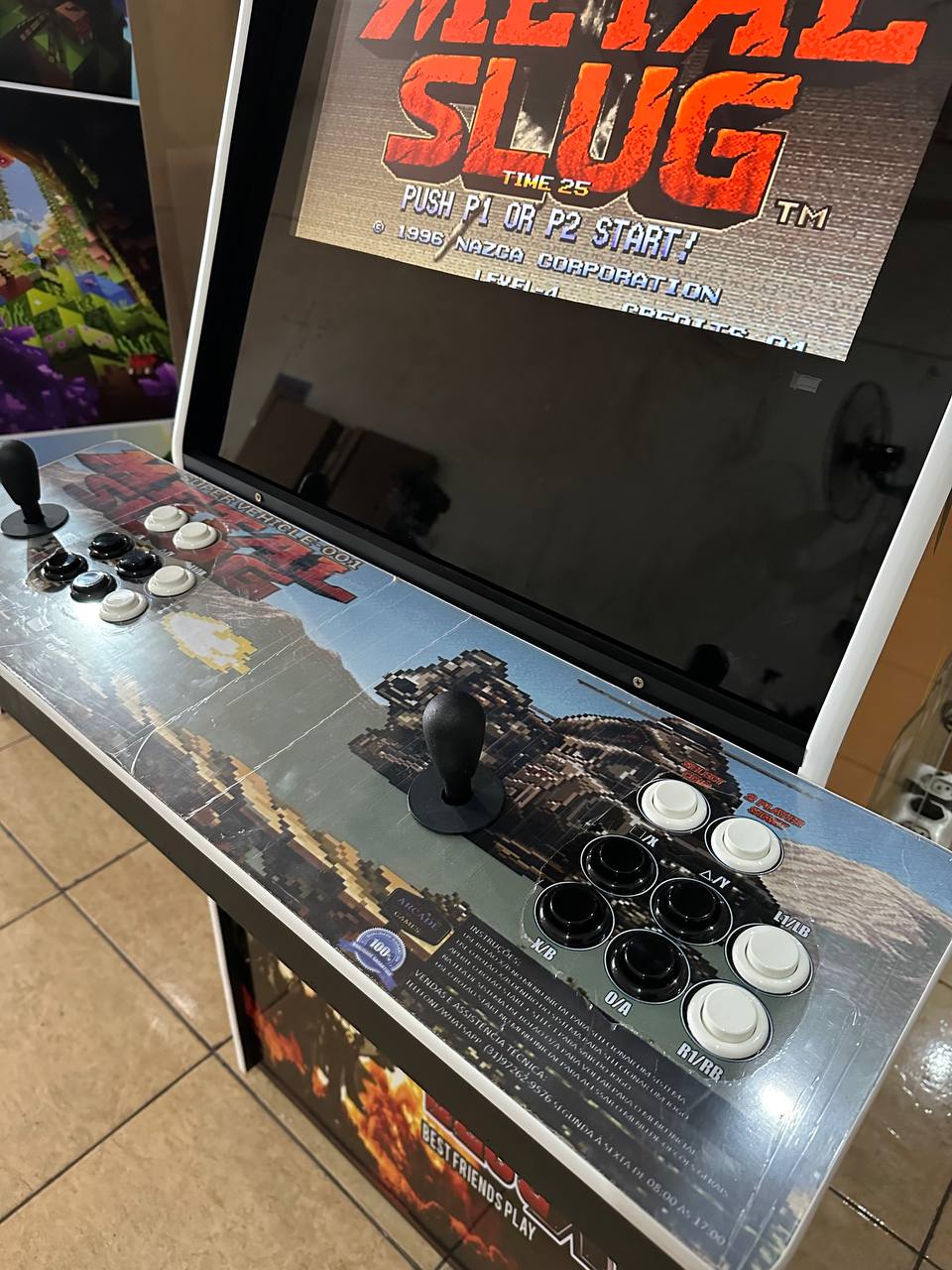 Fliperama Multijogos Controle Externo P Metal Slug Arcade Play Games