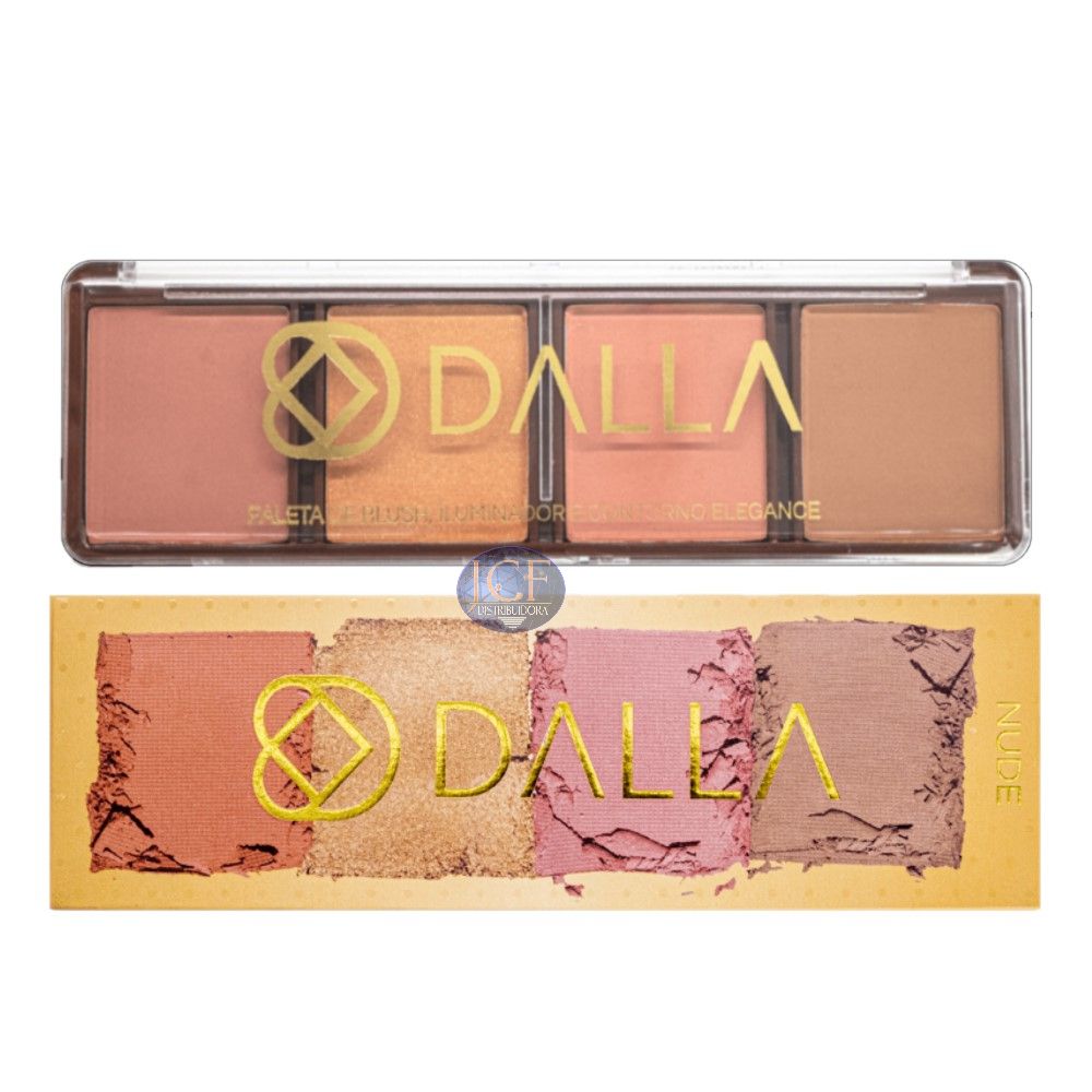 DALLA Paleta Blush Iluminador Contorno Nude DL0906 Distribuidora 26112 |  Hot Sex Picture