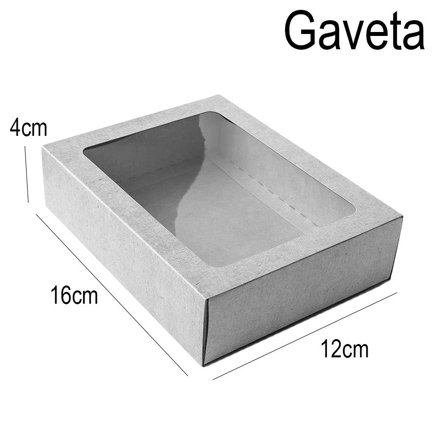 Caixa Gaveta Visor N Cm X Cm X Cm Branca Unidades Assk