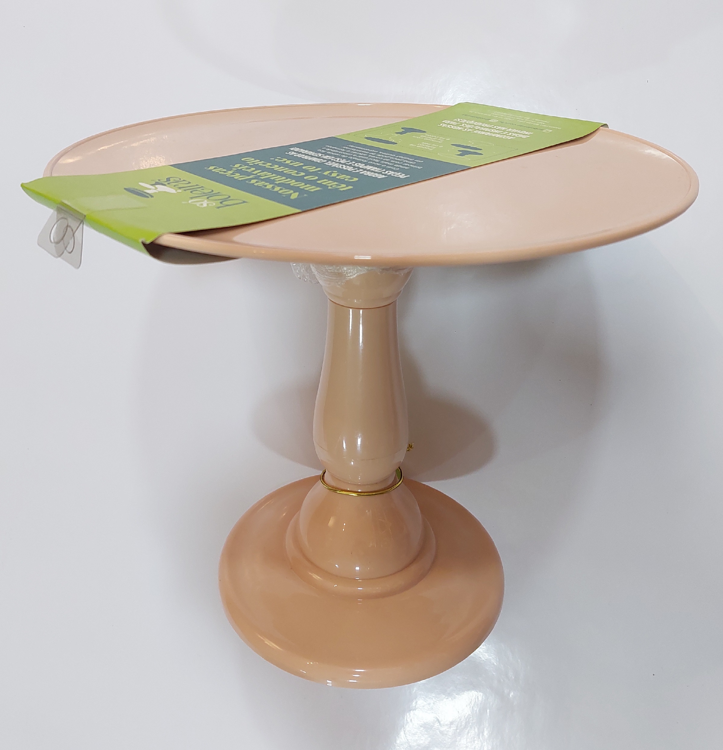 Boleira Grande Tampo Cm Base Cm Mosaico Nude Mania De La O Festas