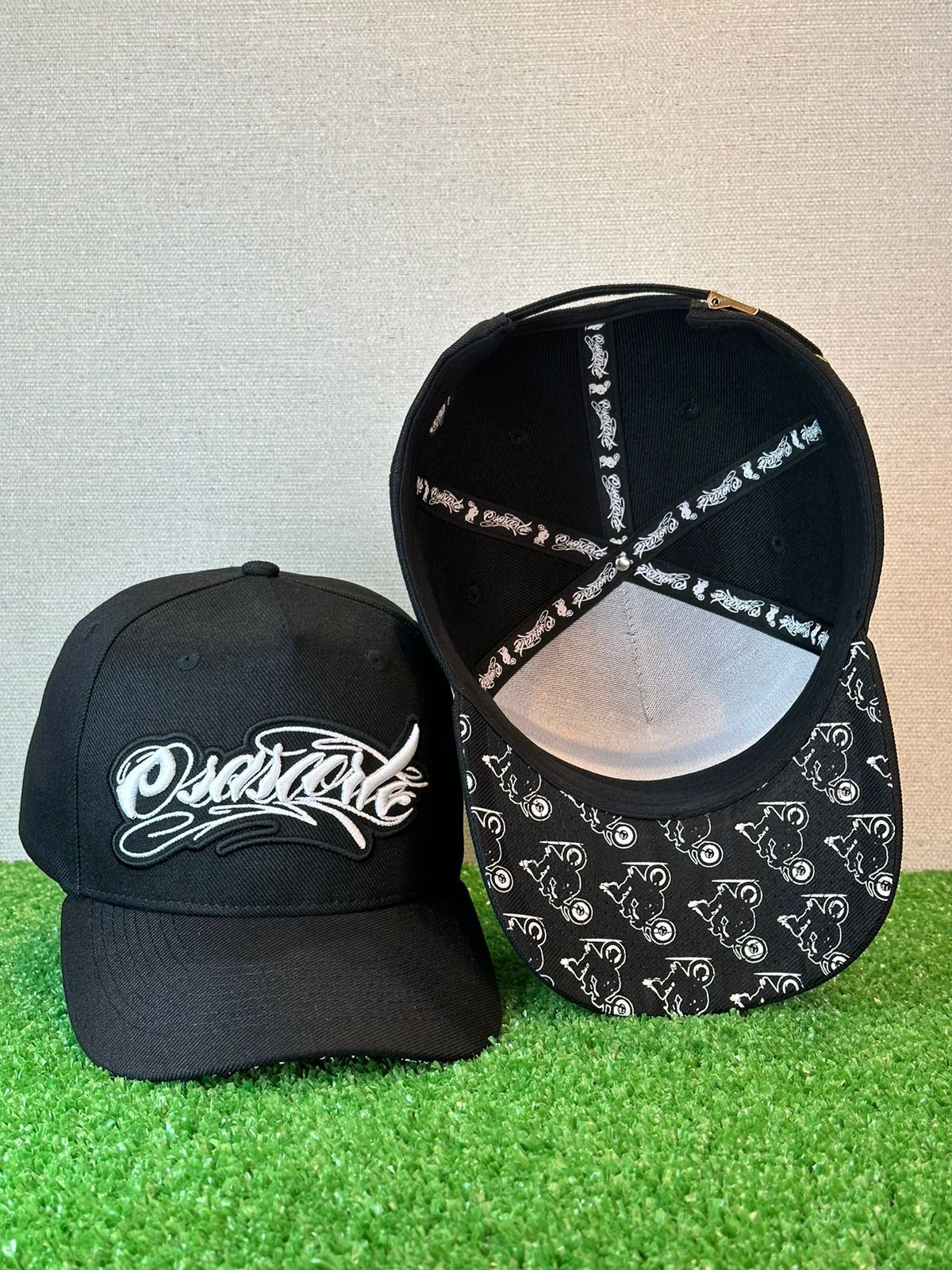 Bon Osascorte Bordado Strapback Preto Loja Osascorte Grau Corte