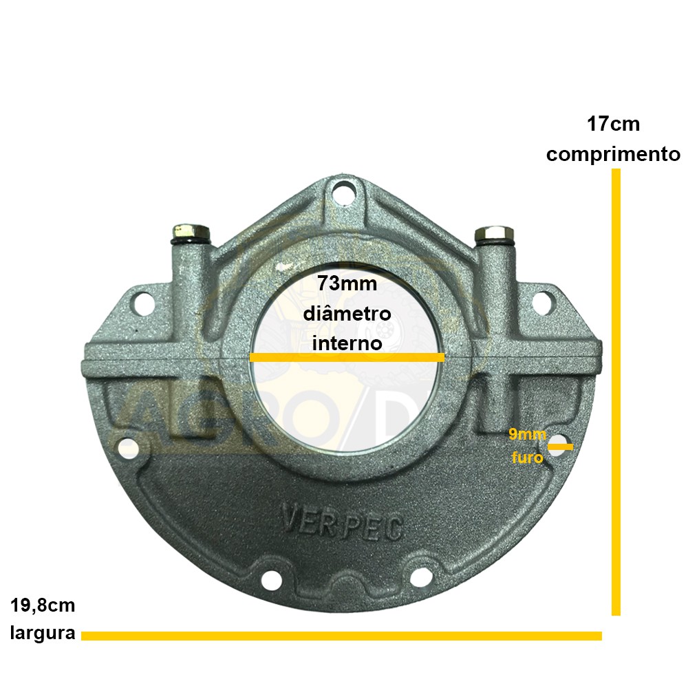 ALOJAMENTO MANCAL DO MOTOR MOTOR PERKINS 4203 MASSEY FERGUSON 6