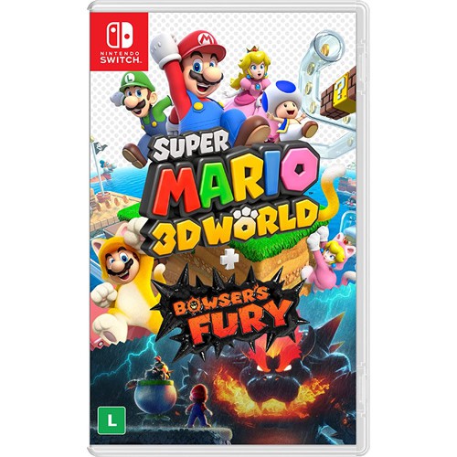 Jogo Super Mario 3d World + Bowsers Fury - Switch - Nintendo