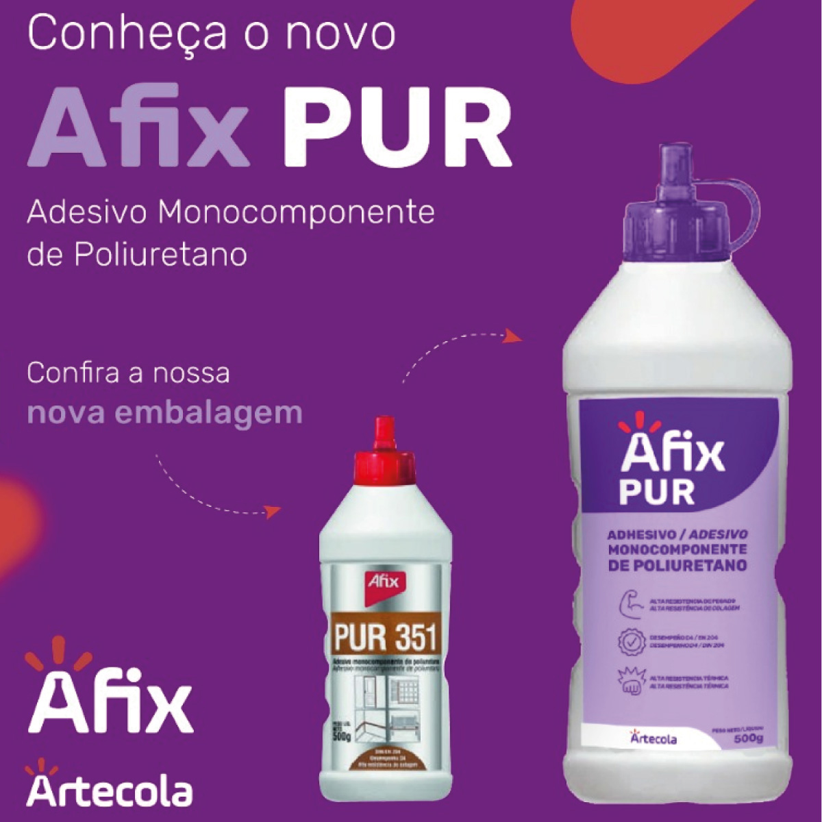 Cola Afix Adesivo Pur G Monocomponete De Poliuretano Chimas